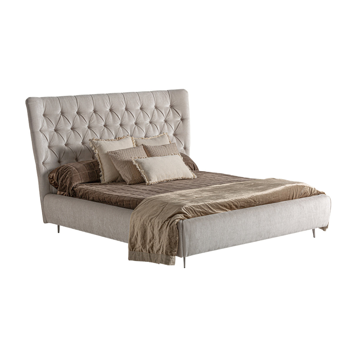 Modern European furniture - Button-Tufted Bed - www.oroa.com | Oroa.com