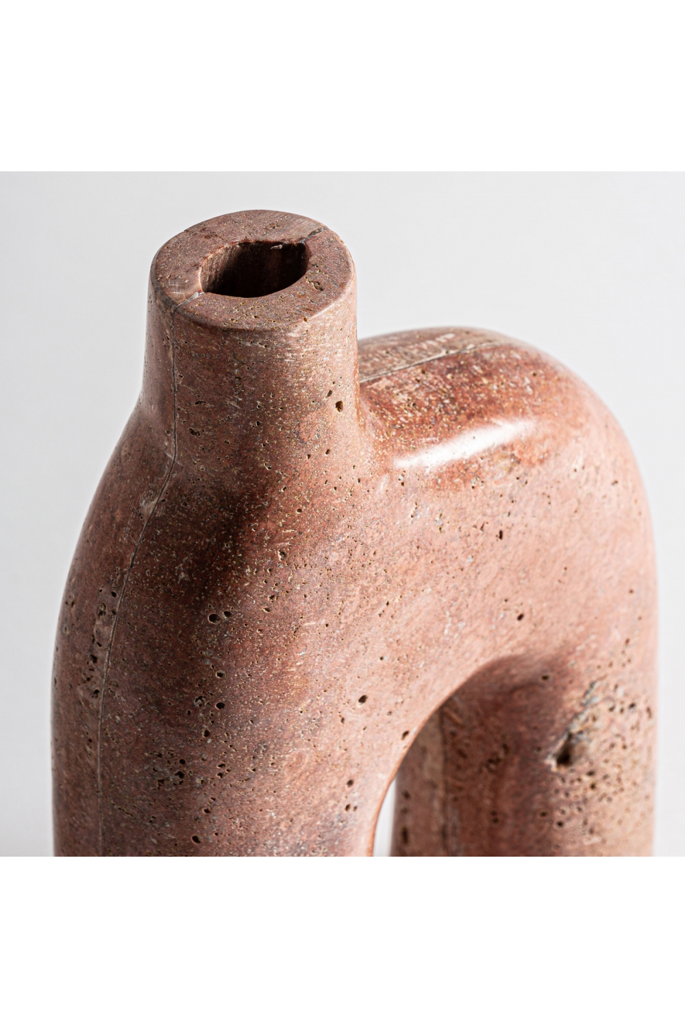 Pink Marble Arched Vase | Vical Home Kleise | Oroa.com