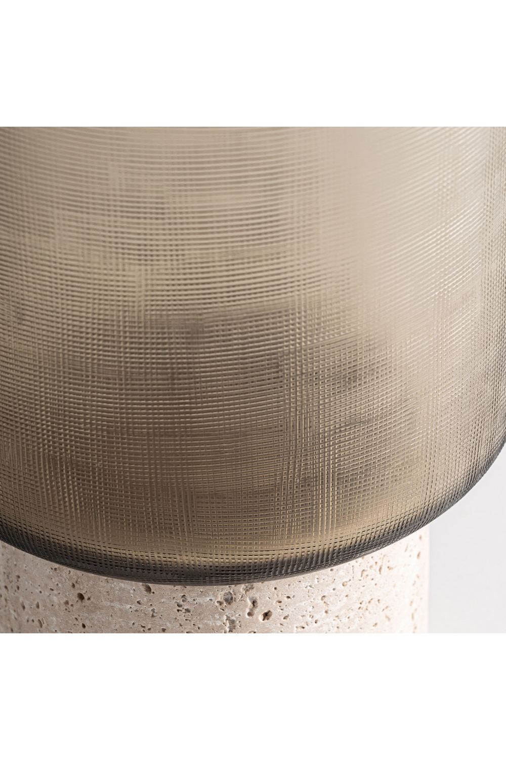 Cream Marble Glass Candle Holder | Vical Home Jasha | Oroa.com