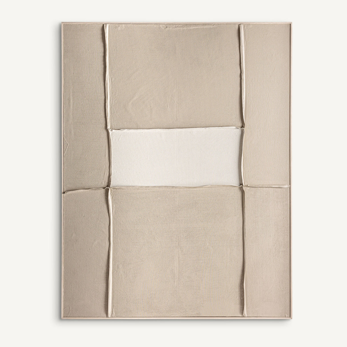 Textured Brown Minimalist Canvas | Oroa.com