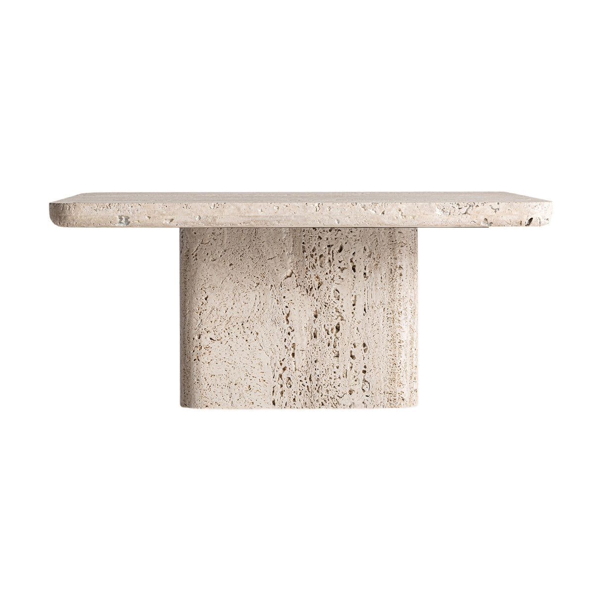 Modern European furniture - Beige Travertine Coffee Table - www.oroa.com | Oroa.com