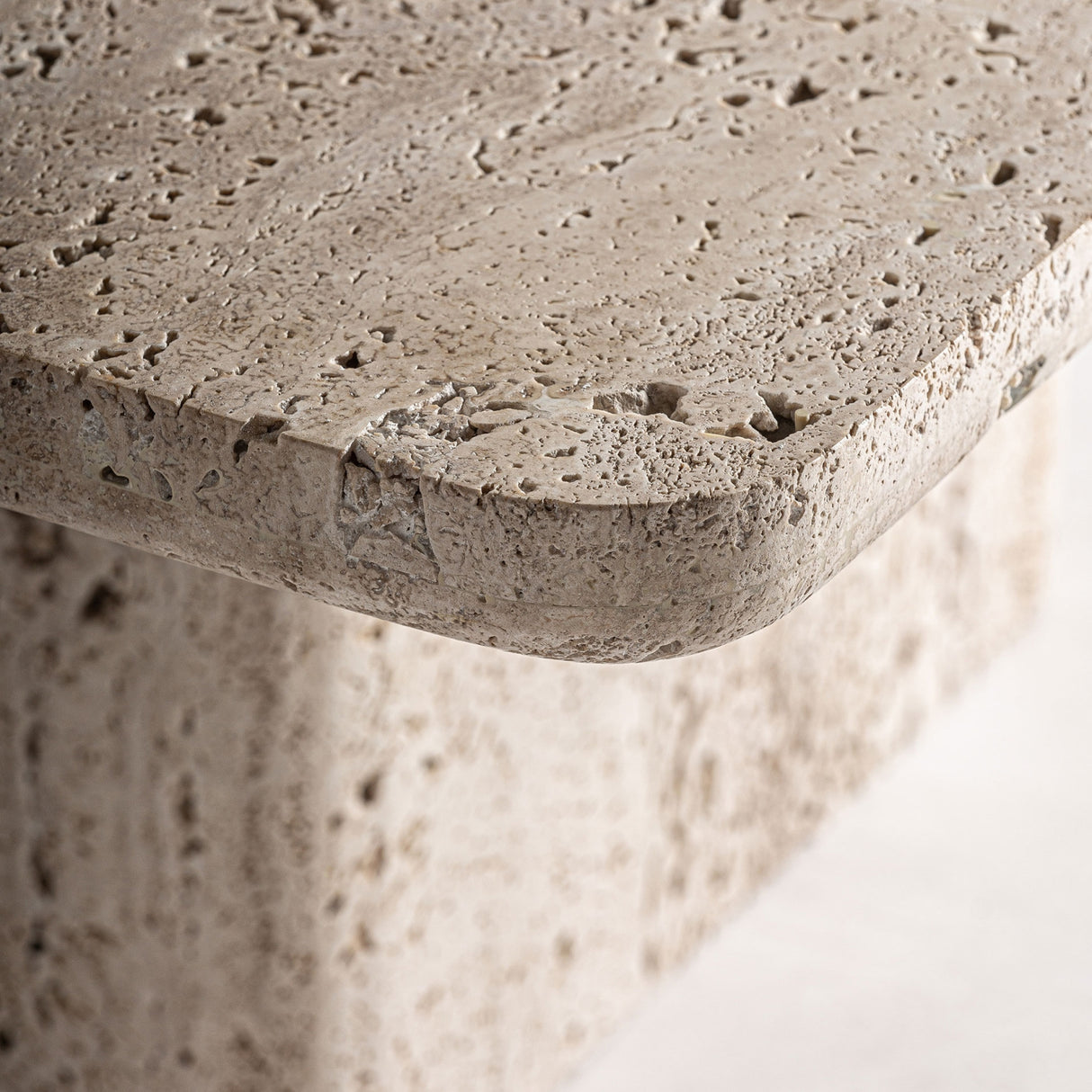 Modern European furniture - Beige Travertine Coffee Table - www.oroa.com | Oroa.com