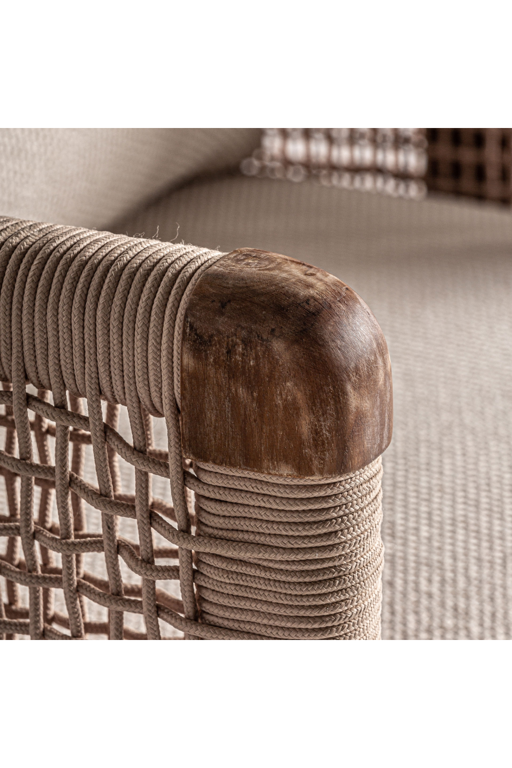 Rope Back Outdoor Sofa | Vical Home Trena | Oroa.com