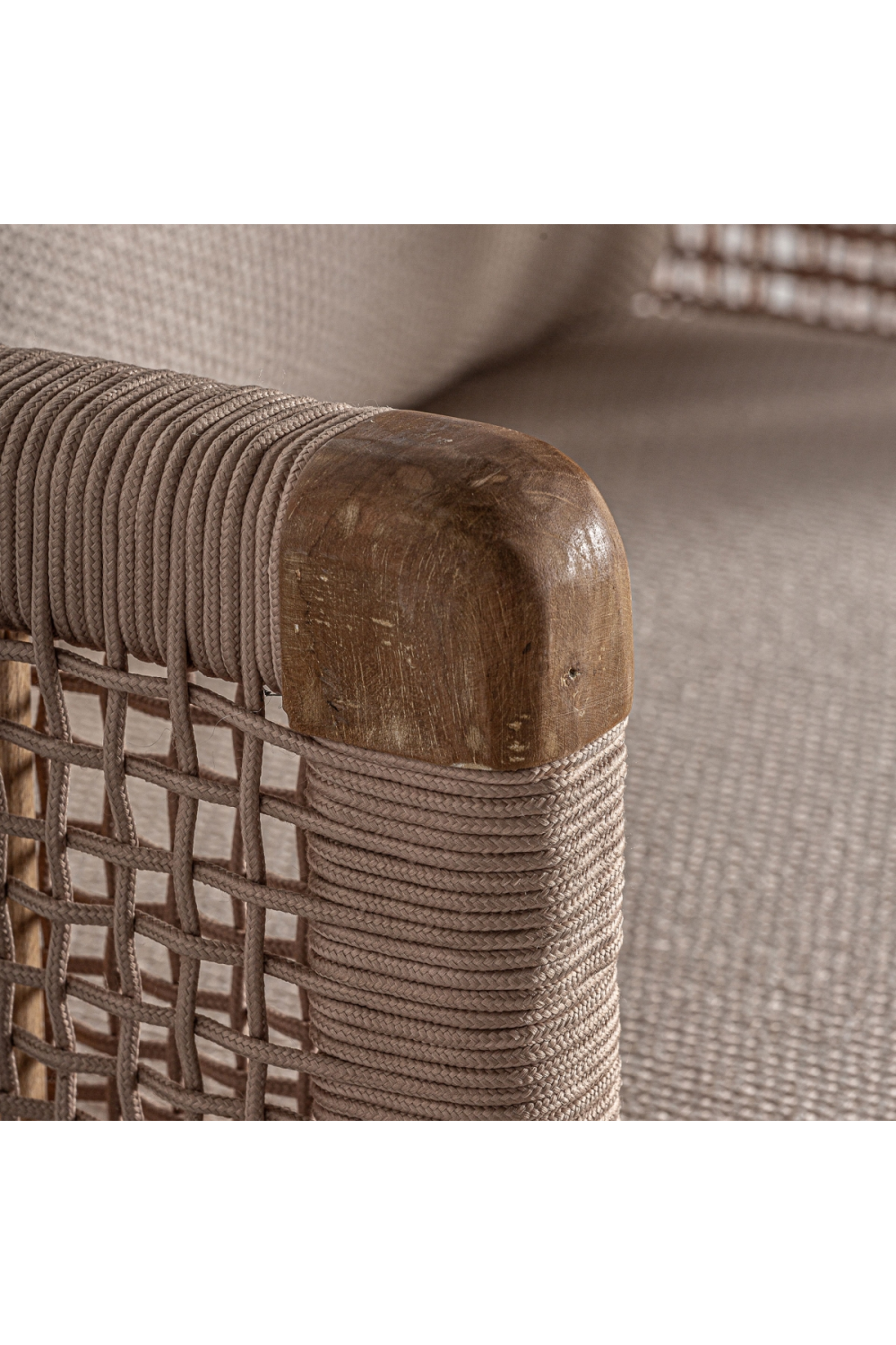 Rope Back Outdoor Chaise Longue | Vical Home Trena | Oroa.com