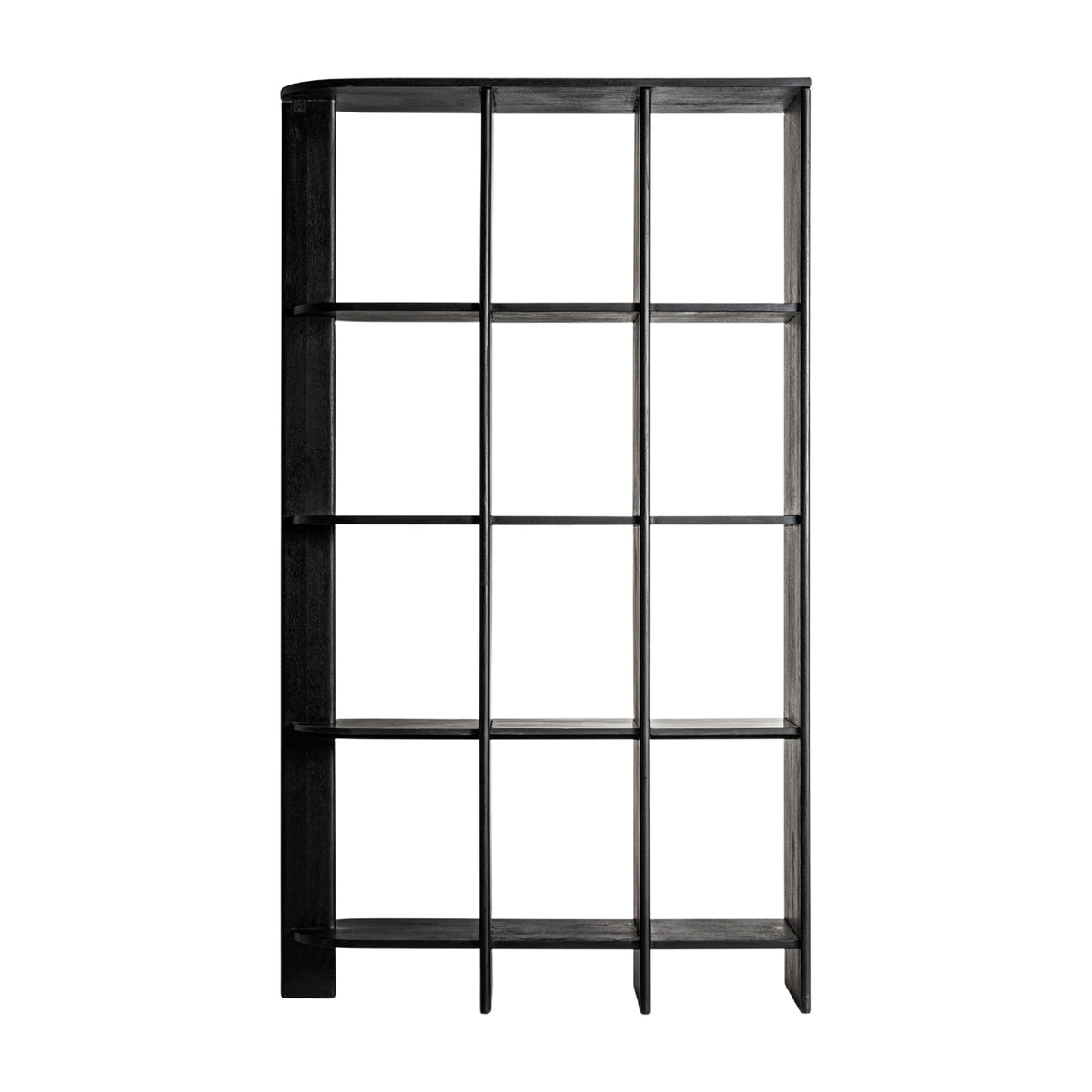 Modern European furniture - Black Mango Wood Shelf M - www.oroa.com | Oroa.com