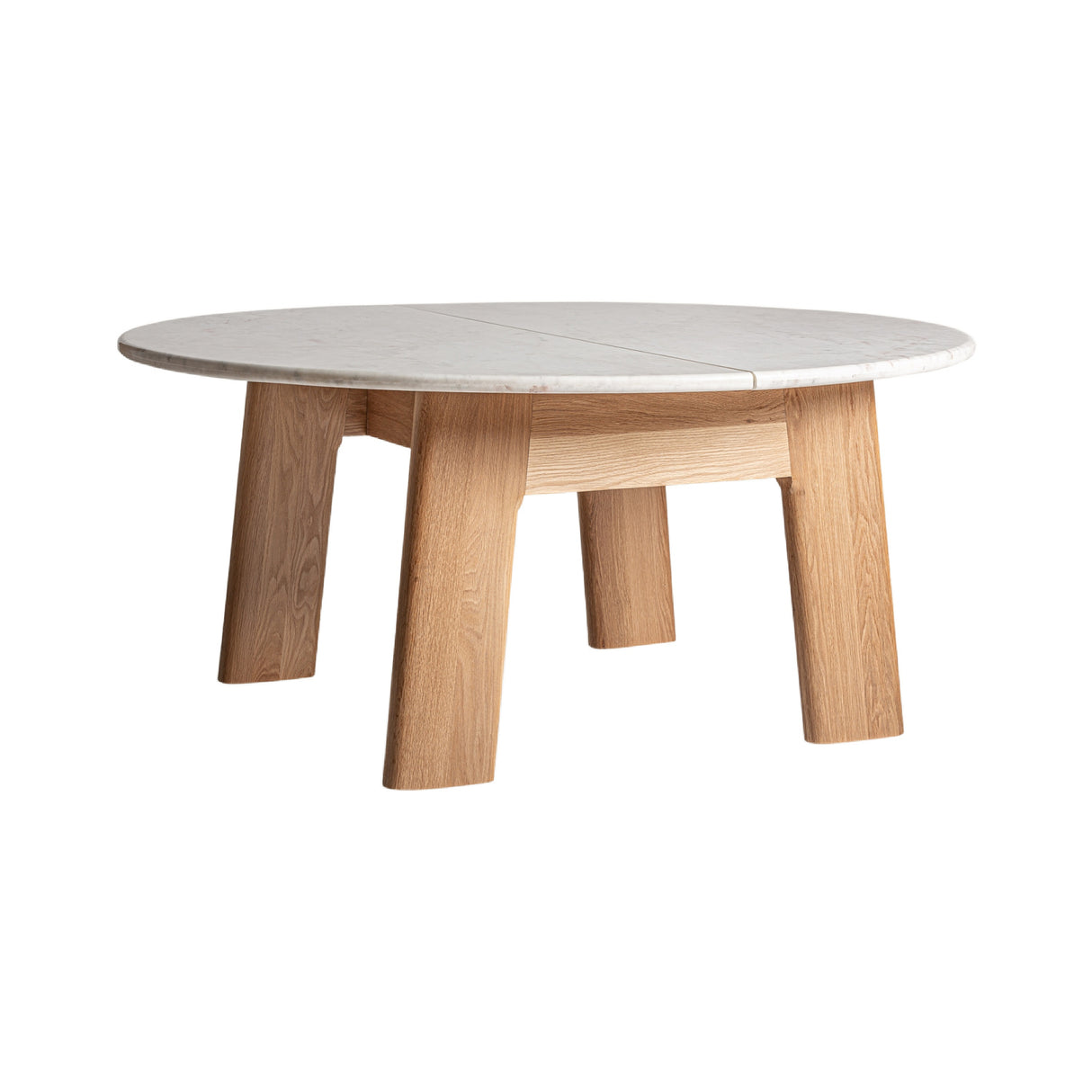 Modern European furniture - White Marble Round Dining Table - www.oroa.com | Oroa.com