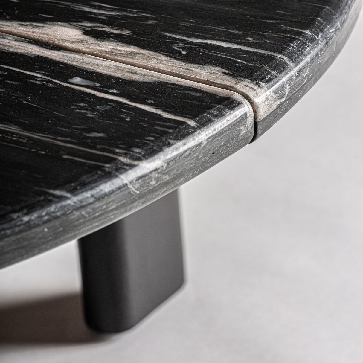 Modern European furniture - Black Oak Round Coffee Table - www.oroa.com | Oroa.com