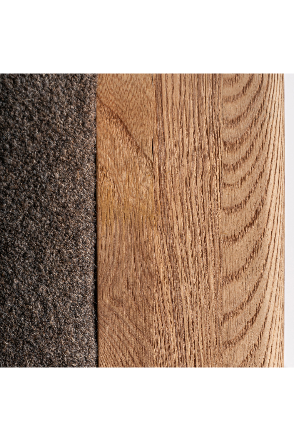 Taupe Padded Curve Dining Chair | Vical Home Nara | Oroa.com