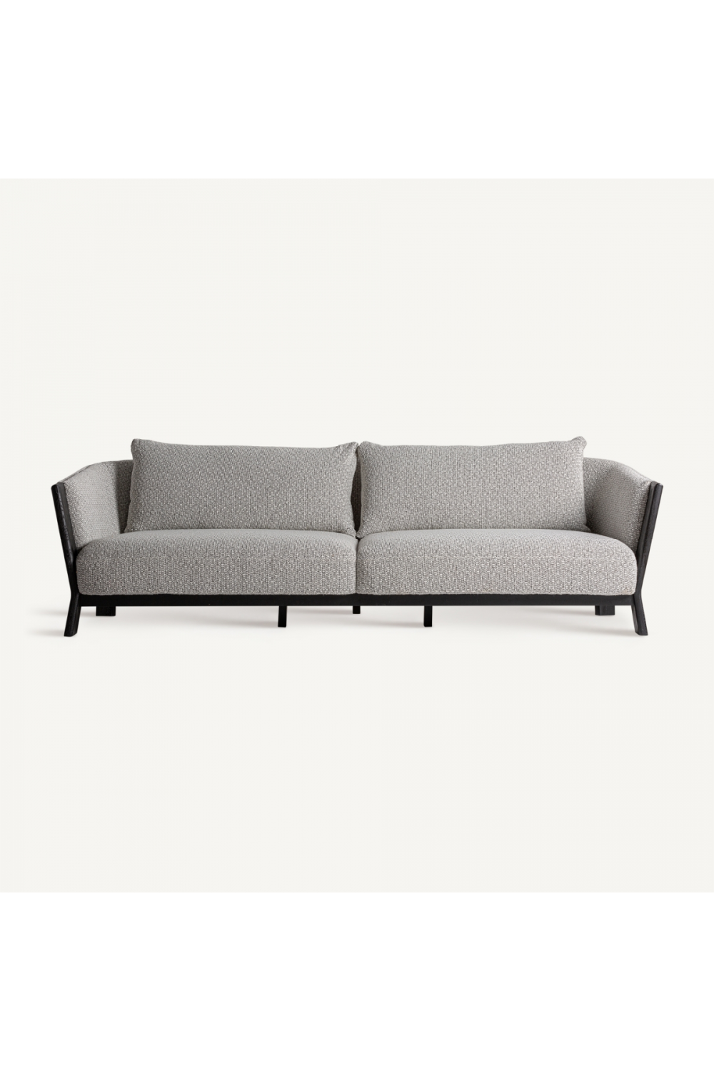 Black Oak Padded Sofa | Vical Home Nara | Oroa.com
