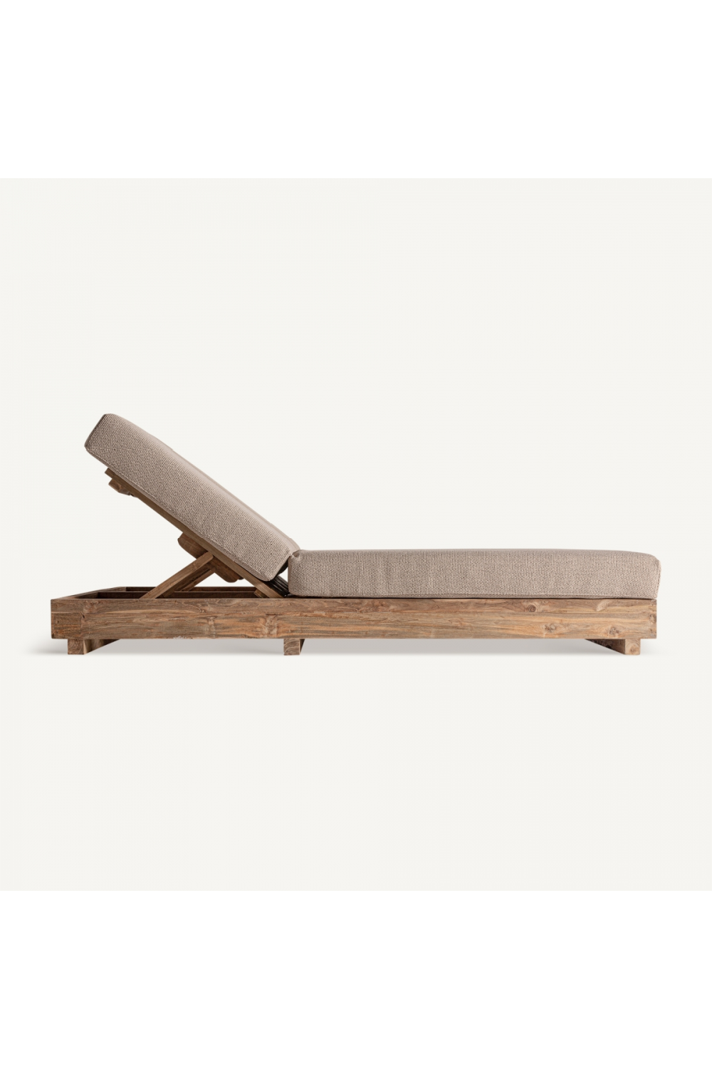 Teak Double Outdoor Chaise | Vical Home Pure | Oroa.com