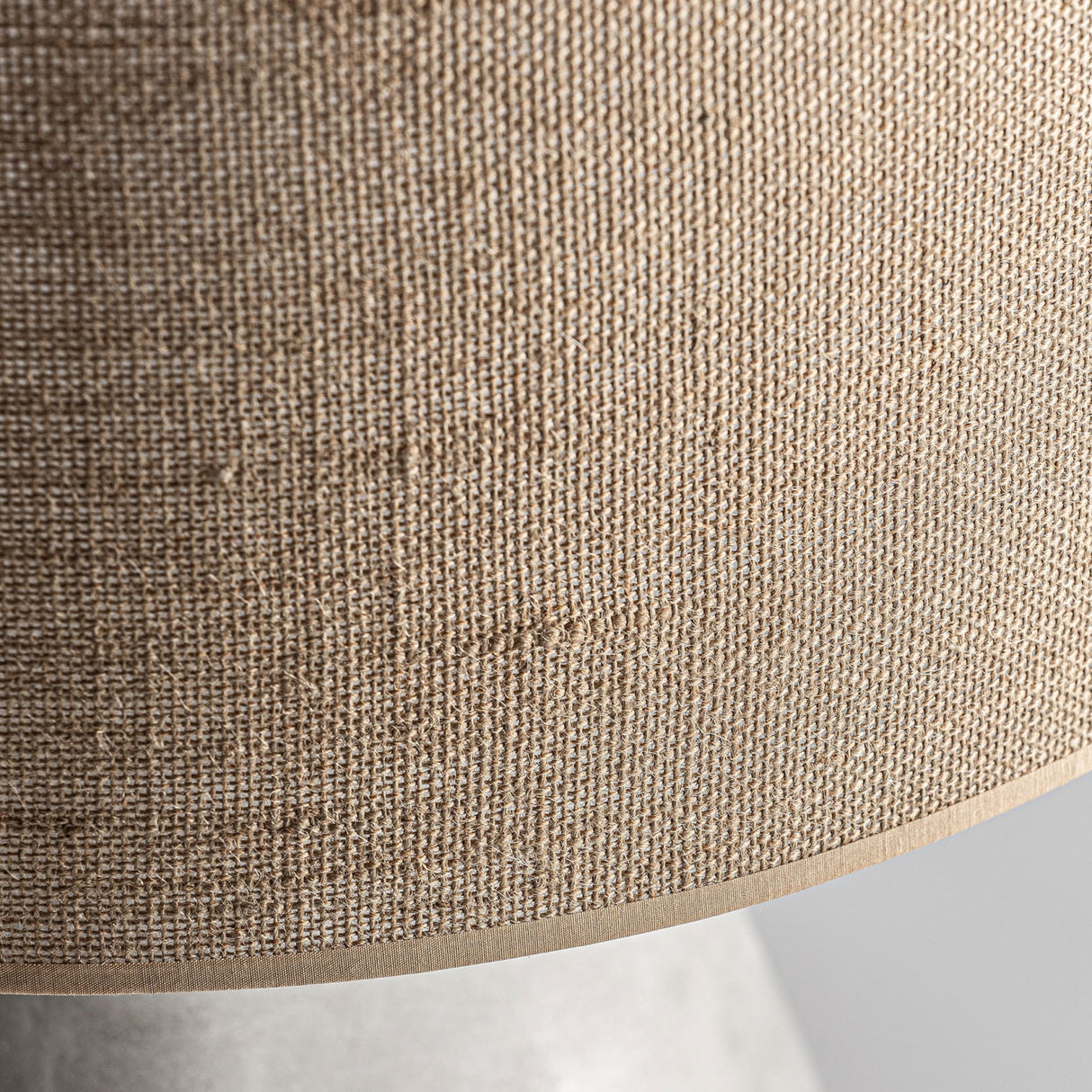 Modern European furniture - Gray Jute Table Lamp - www.oroa.com | Oroa.com