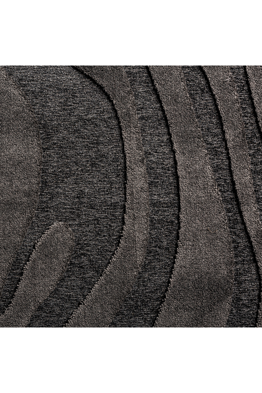 Black Viscose Area Rug 10' x 7' | Vical Home Nea | Oroa.com