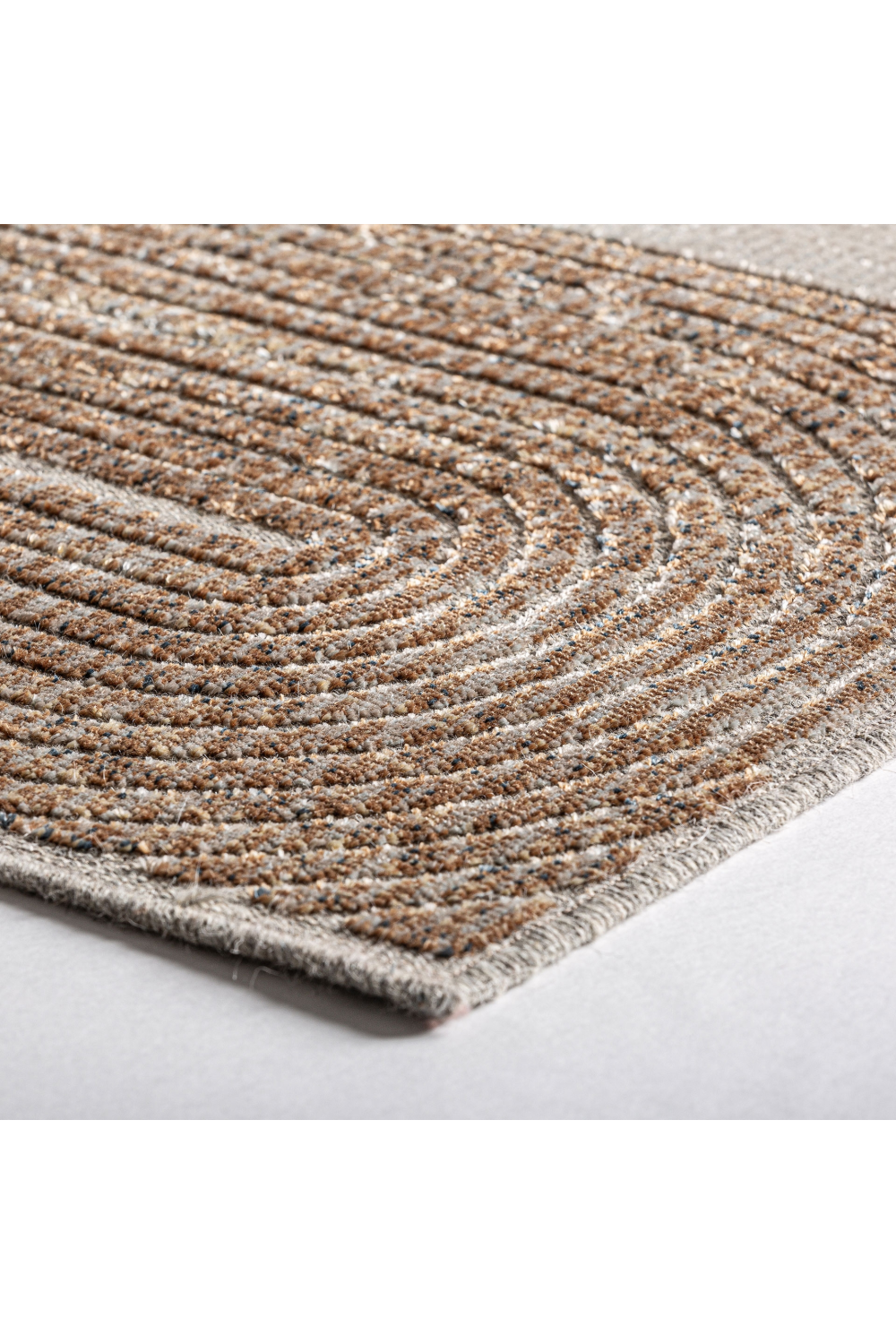 Brown Viscose Patterned Rug 11' x 8' | Vical Home Chaniya | Oroa.com