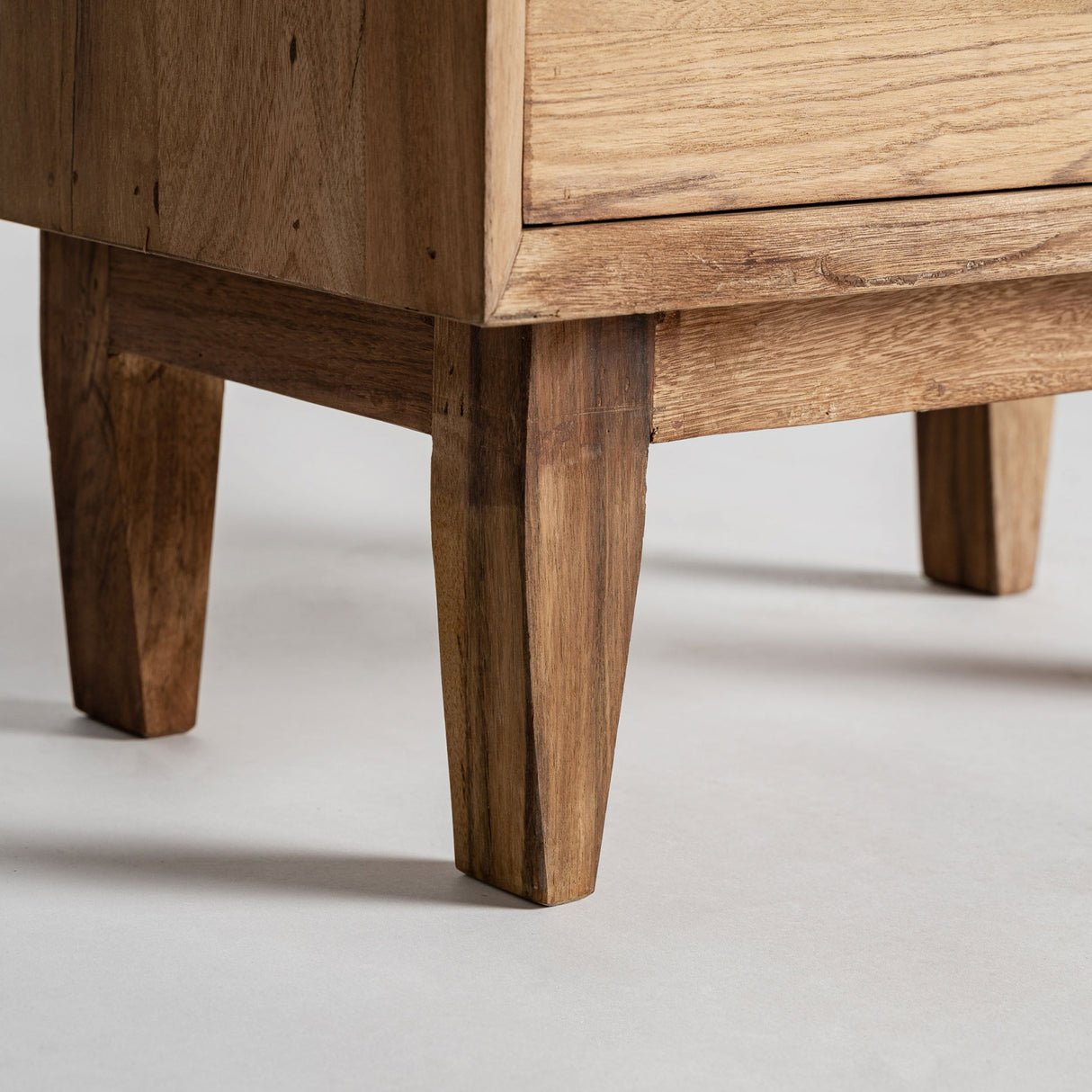 Modern European furniture - Natural Wood 2-Drawer Bedside Table - www.oroa.com | Oroa.com