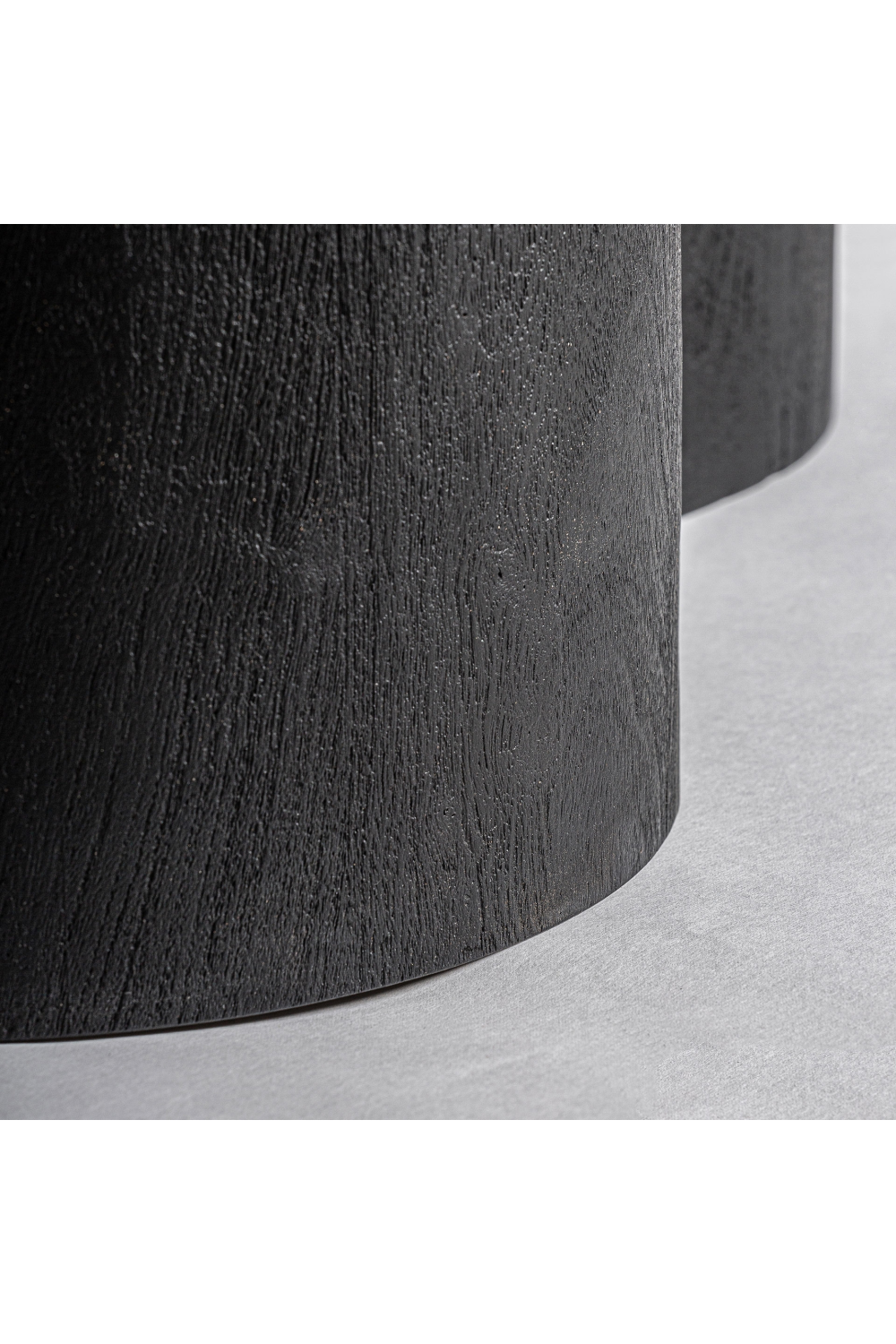 Black Acacia Chunky Counter Table | Oroa.com
