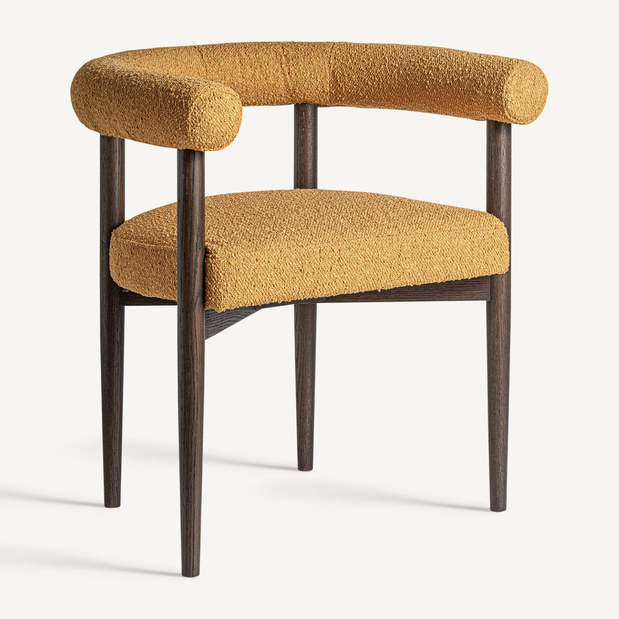 Ash Framed Curve Accent Chair | Oroa.com