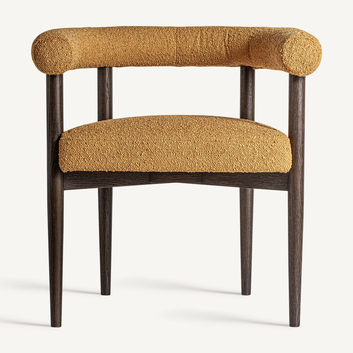Ash Framed Curve Accent Chair | Oroa.com