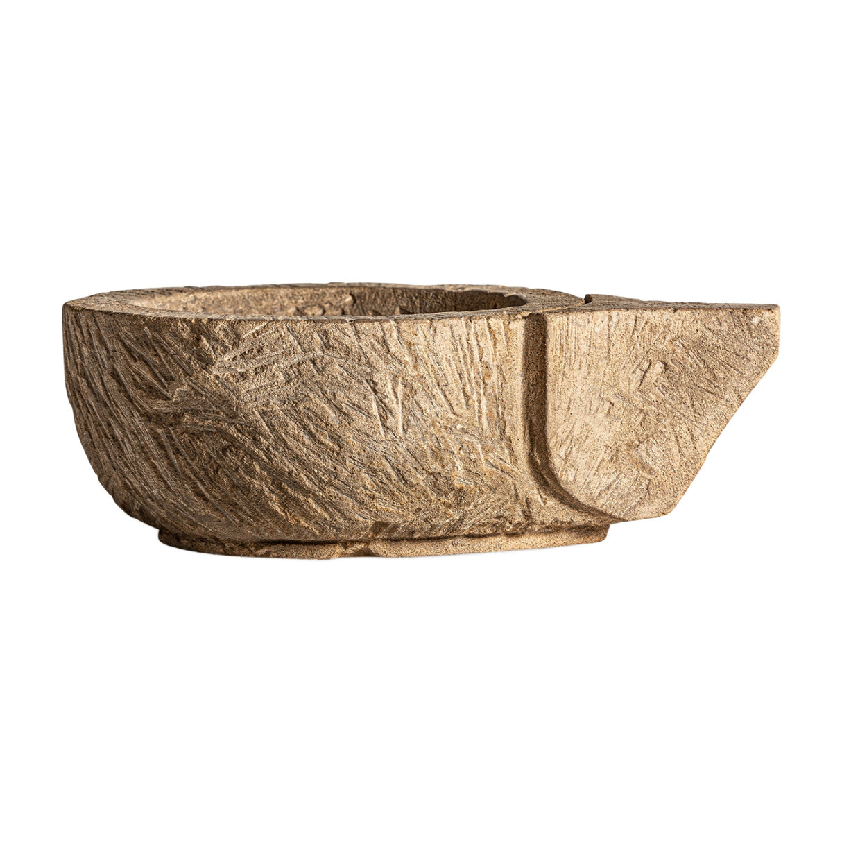 Aged Brown Stone Centerpiece | Oroa.com