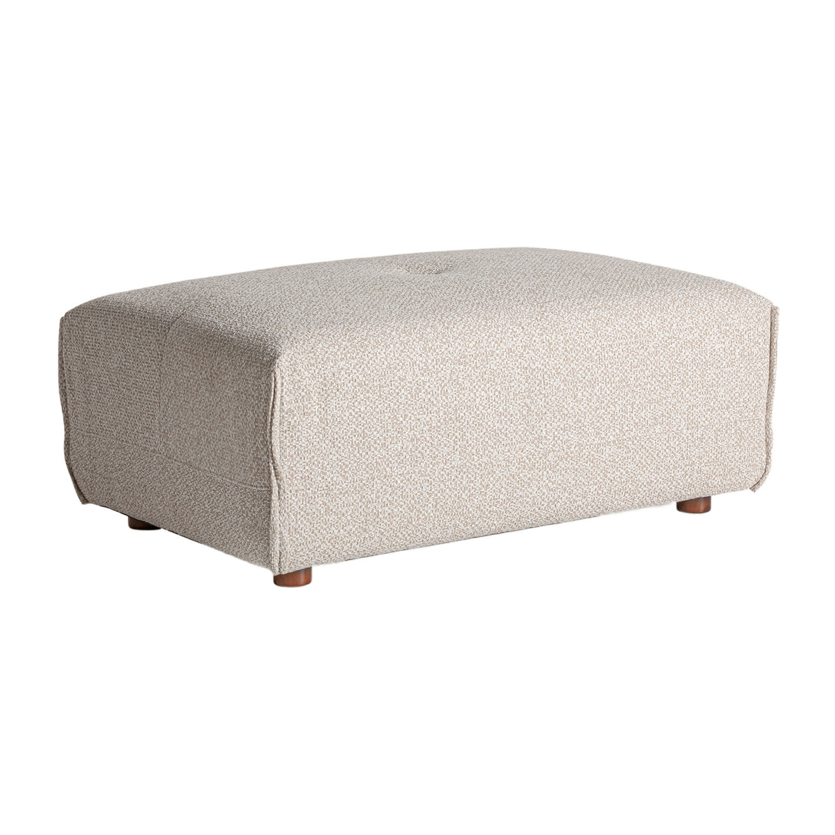 Modern furniture - Cream Upholstered Ottoman - www.oroa.com | Oroa.com