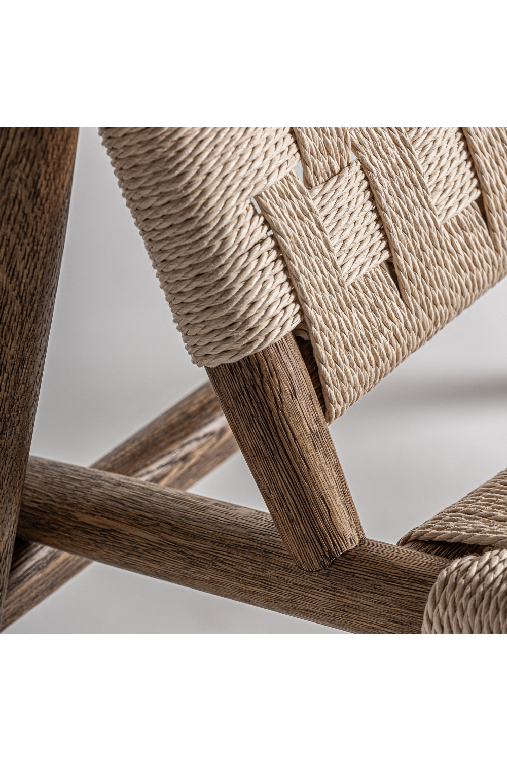 Woven Rope Boho Accent Chair | Oroa.com