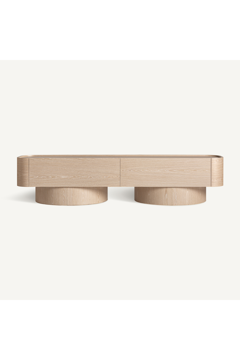 Cream Oak Media Unit | Oroa.com