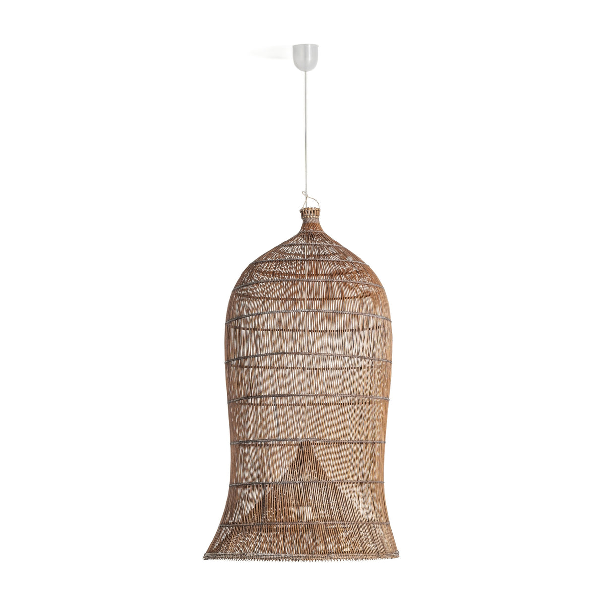 Modern European furniture - Bamboo Bell-Shaped Pendant Light - www.oroa.com | Oroa.com