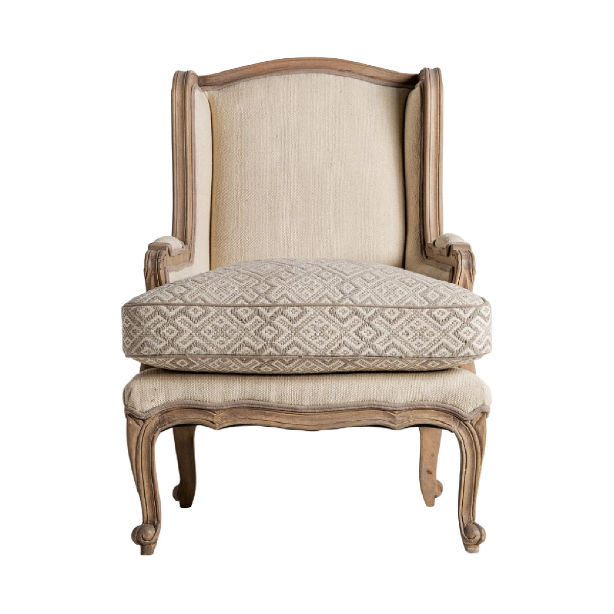 Modern European furniture - Beige Classic Accent Chair - www.oroa.com | Oroa.com