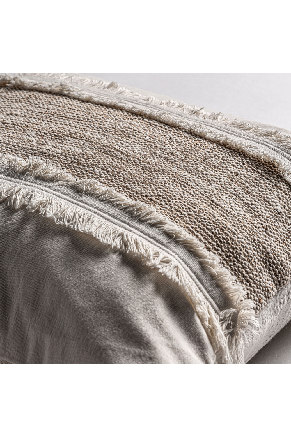 Fringed Cotton Cushion | Vical Home Clancy | Oroa.com
