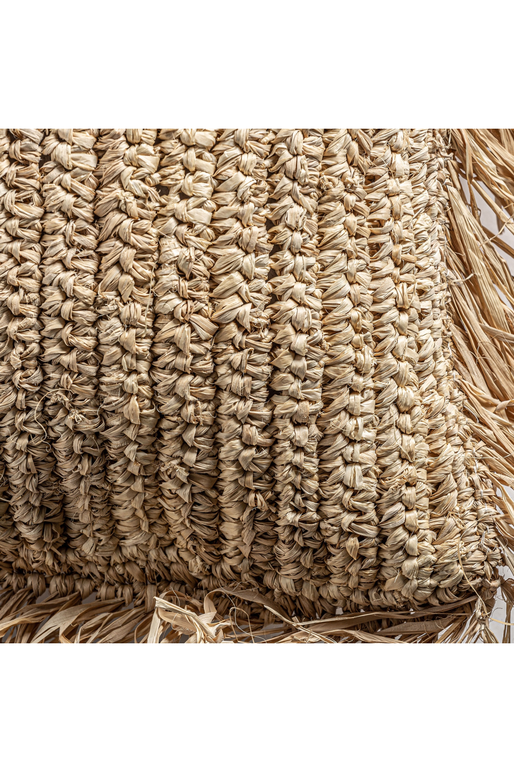 Natural Fiber Boho Cushion | Vical Home Igotz | Oroa.com