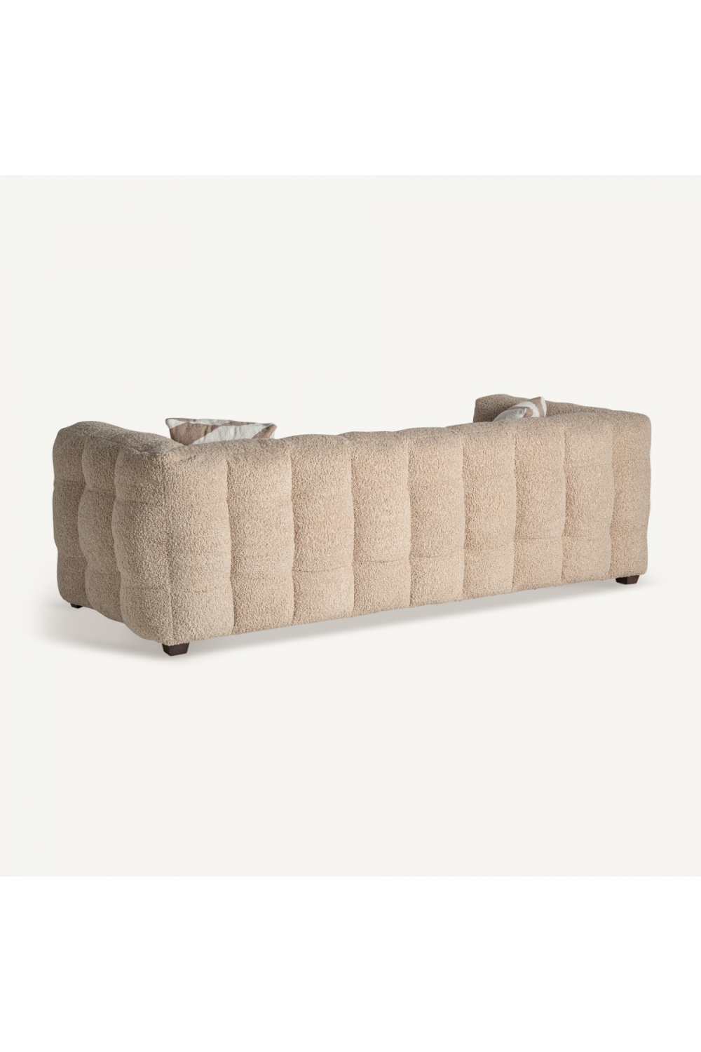 Brown Channel-Tufted Sofa | Vical Home Maurs | Oroa.com