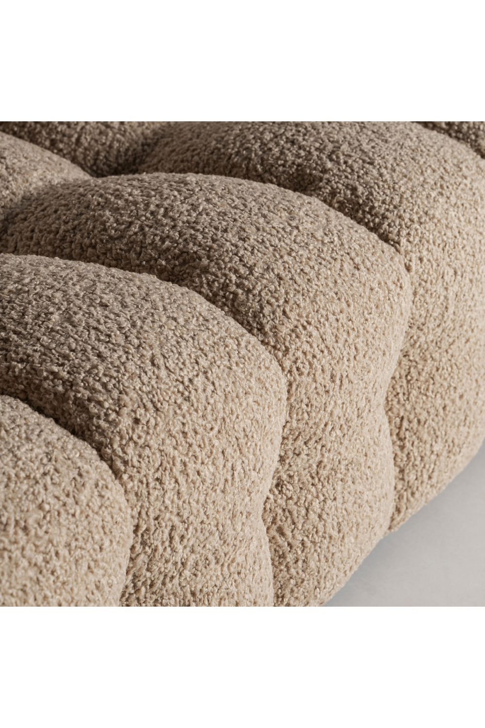 Brown Channel-Tufted Sofa | Vical Home Maurs | Oroa.com