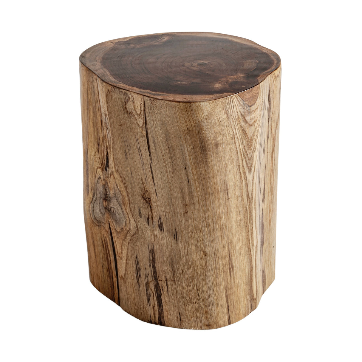 Natural Suar Wood Side Table | Oroa.com