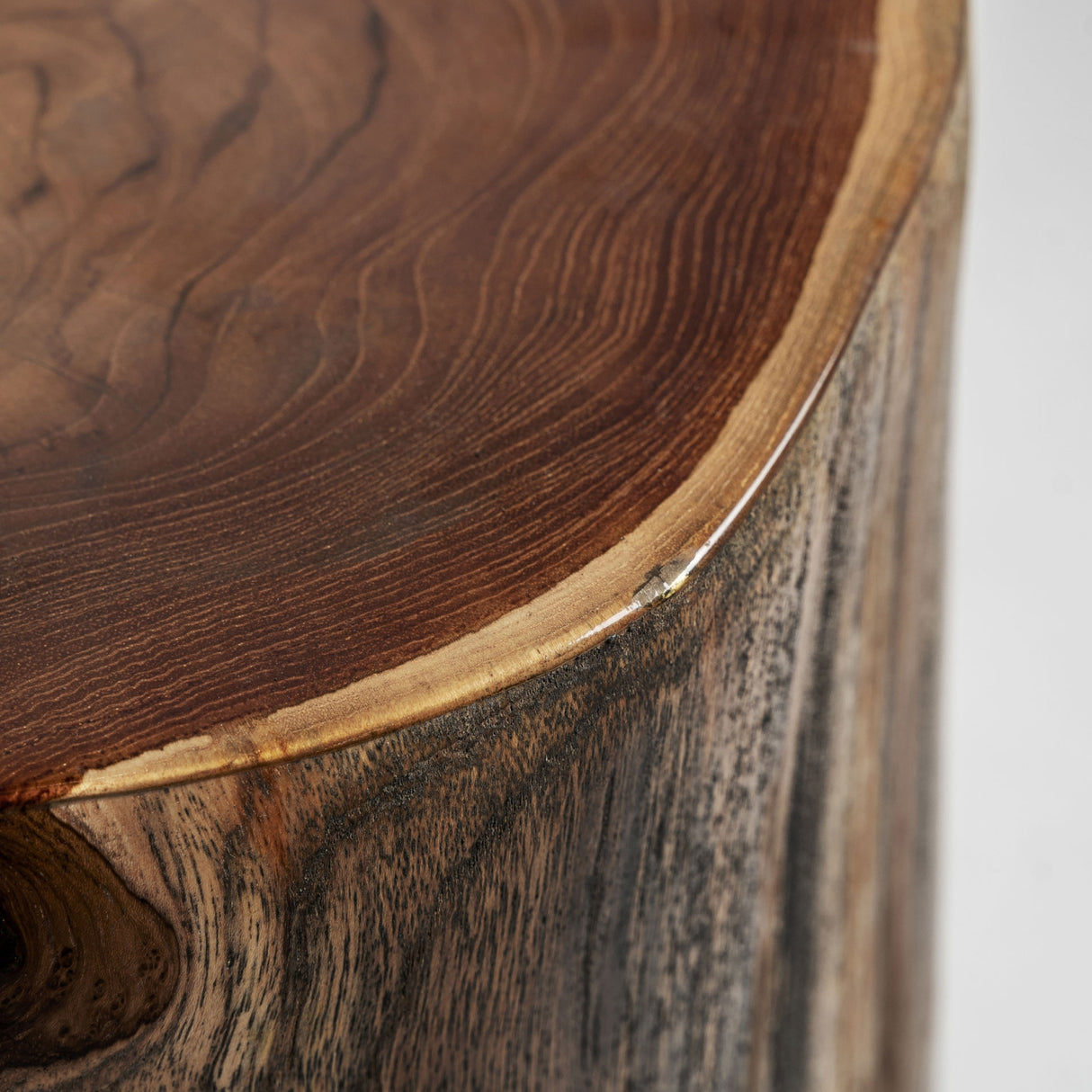 Modern European furniture - Organic Suar Wood Side Table - www.oroa.com | Oroa.com