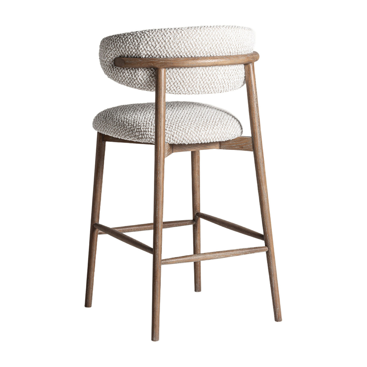 Brown Ash Wood Bar Stool | Vical Home Erlec