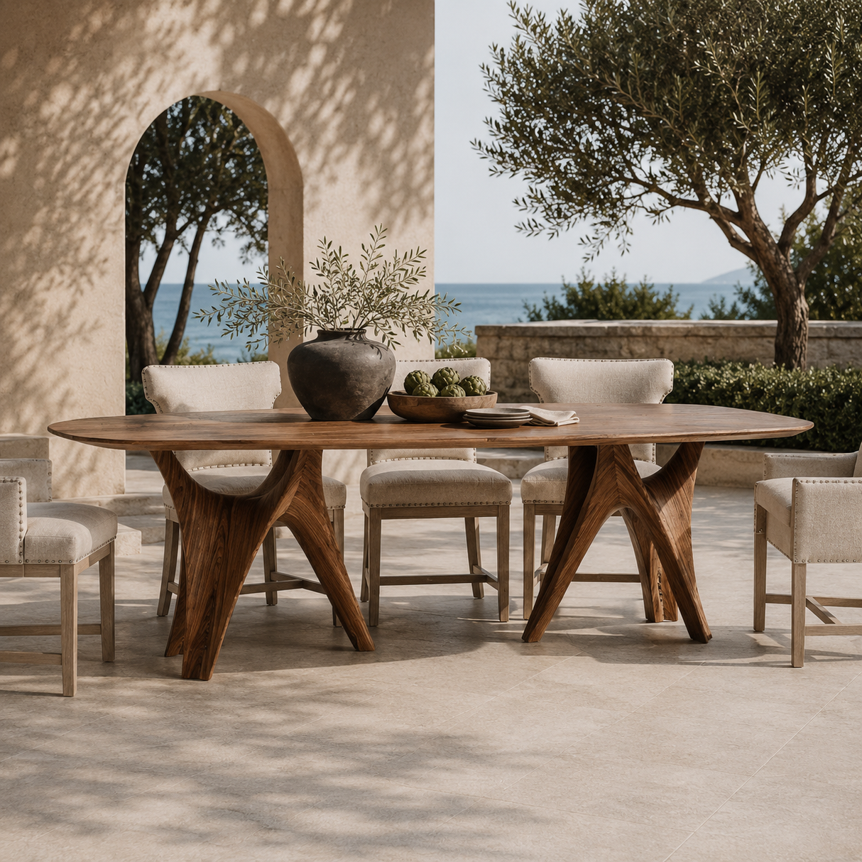 Modern European furniture - Wooden Contemporary Dining Table - www.oroa.com | Oroa.com