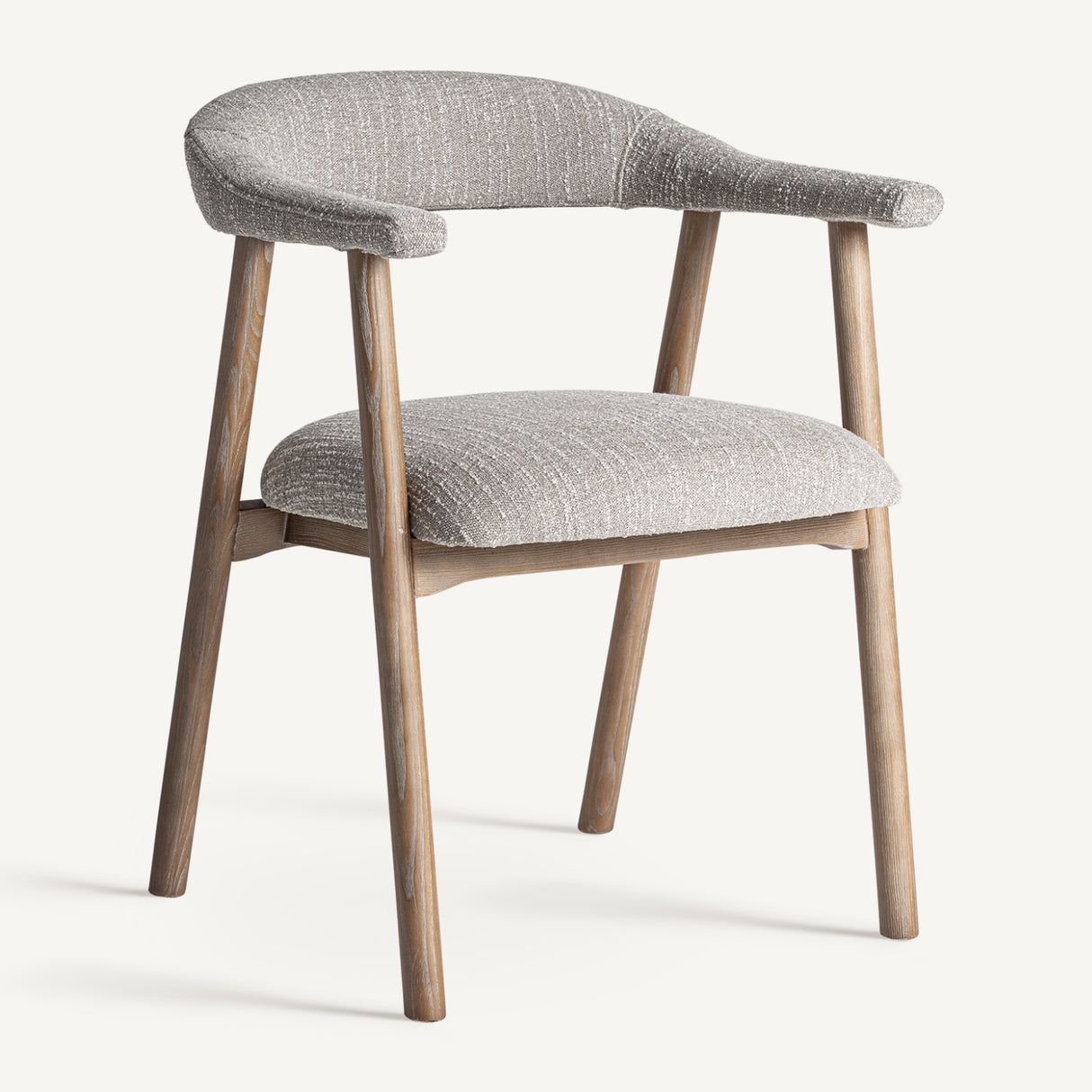 Gray Padded Dining Chair | Oroa.com