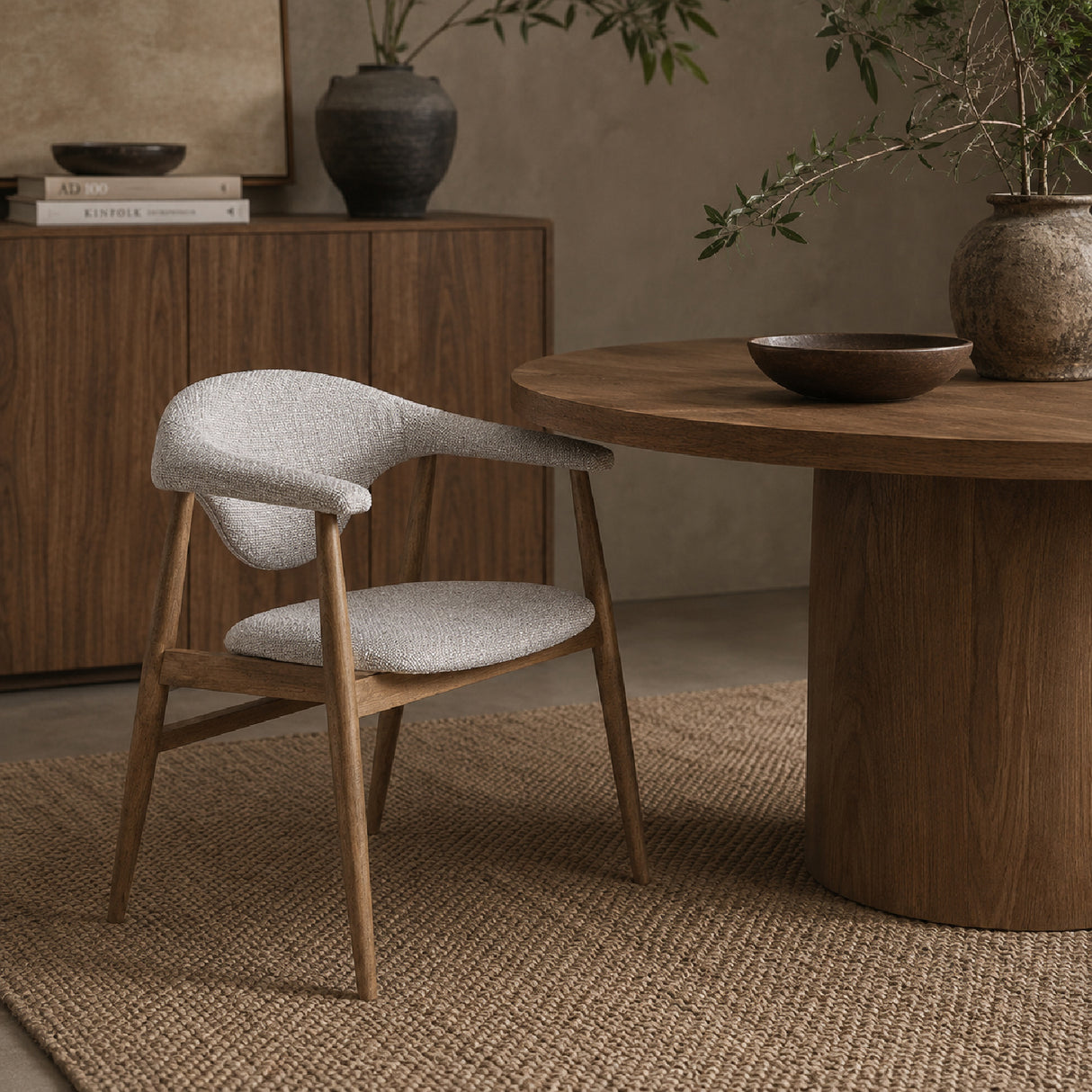 Modern European furniture - Beech Wood Framed Dining Chair - www.oroa.com | Oroa.com