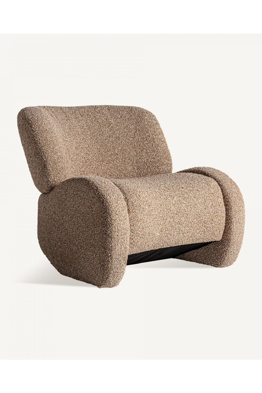 Brown Chunky Lounge Chair | Vical Home Ibsen | Oroa.com