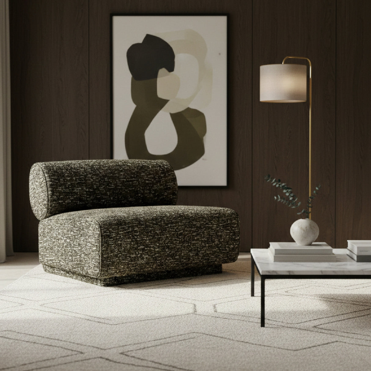 Green Marbled Modular Sofa | Oroa.com