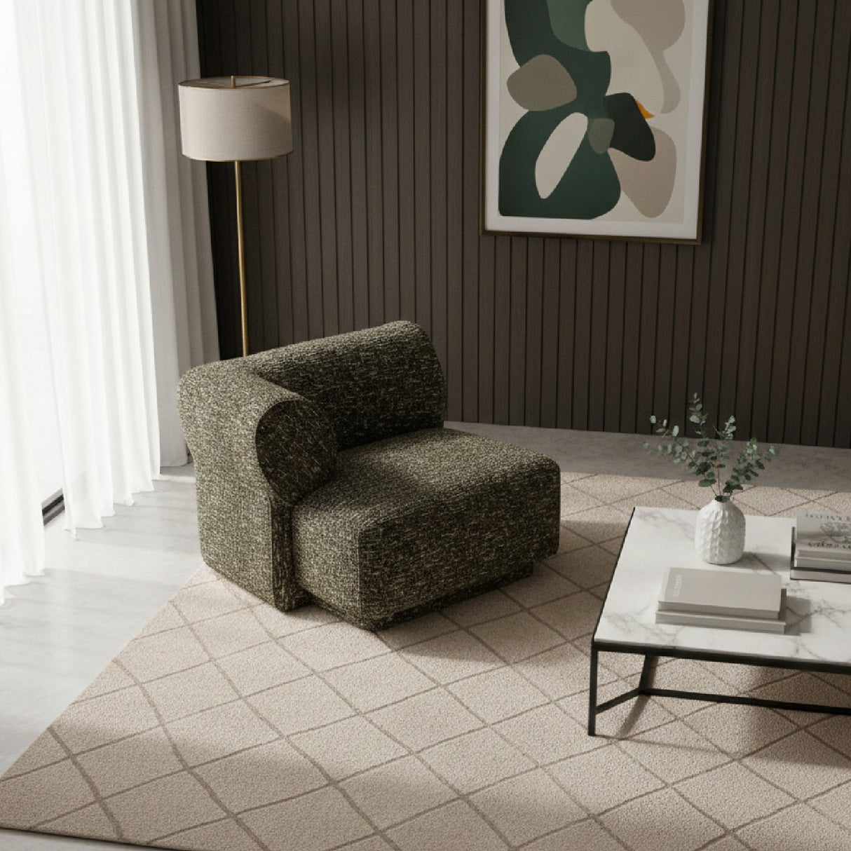 Green Marbled Modular Sofa | Oroa.com