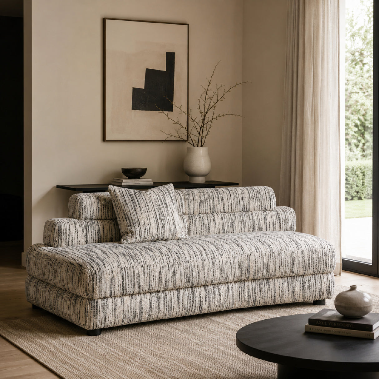 Marbled White Corner Modular Sofa S | Oroa.com