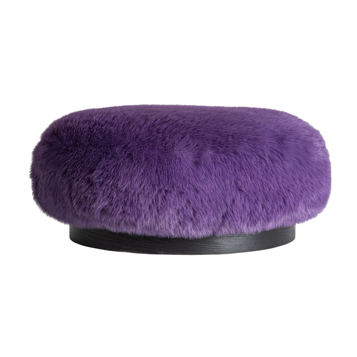 Modern European furniture - Round Purple Ottoman - www.oroa.com | Oroa.com