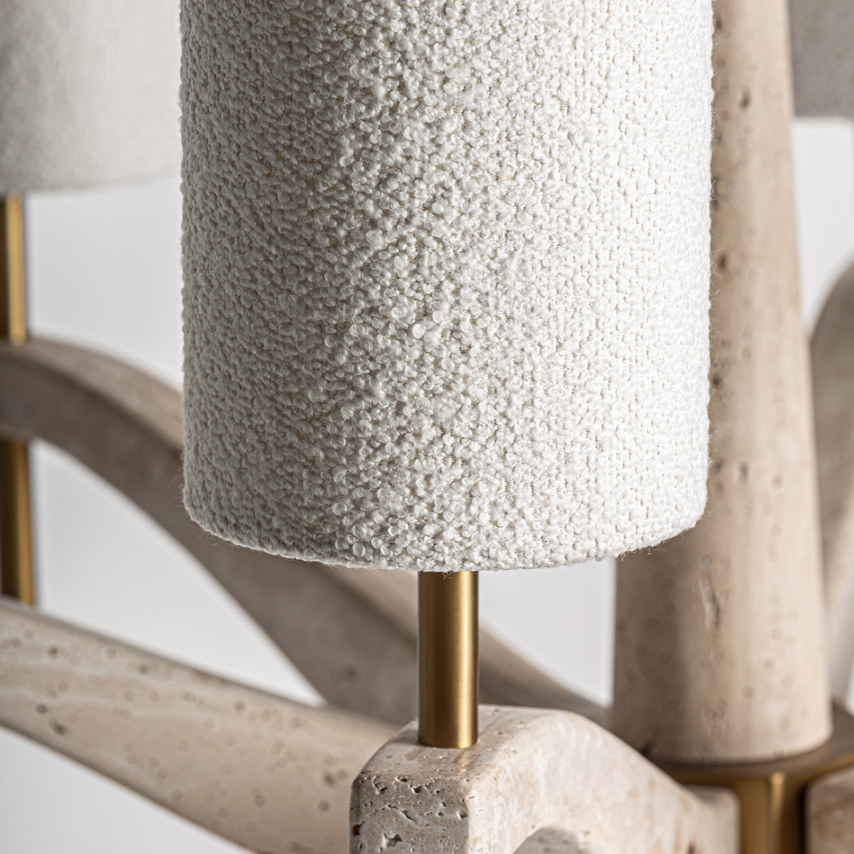 Modern European furniture - Beige Marble Chandelier - www.oroa.com | Oroa.com