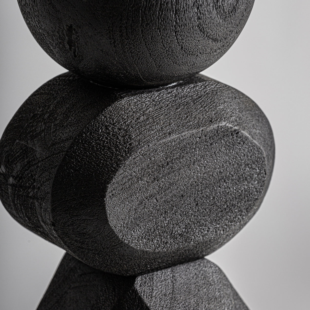 Modern European furniture - Black Mango Wood Table Lamp - www.oroa.com | Oroa.com