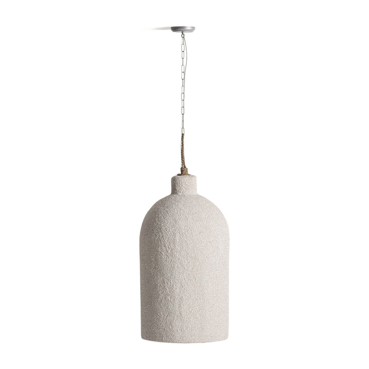 Beige Suar Wood Pendant Lamp | Oroa.com