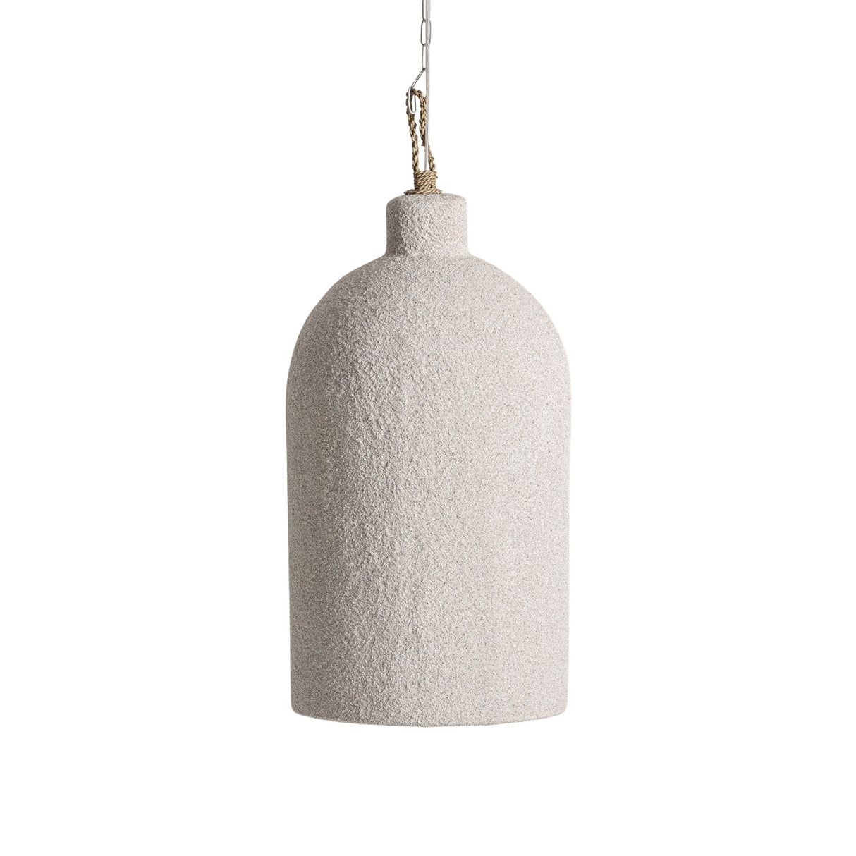 Beige Suar Wood Pendant Lamp | Oroa.com