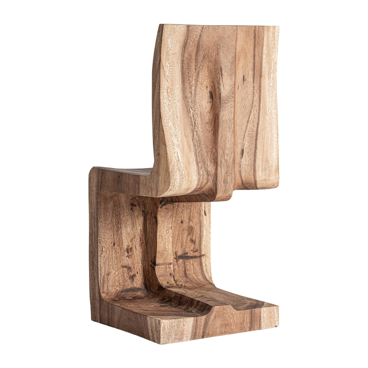 Modern European furniture - Suar Wood Cantilevered Dining Chair - www.oroa.com | Oroa.com