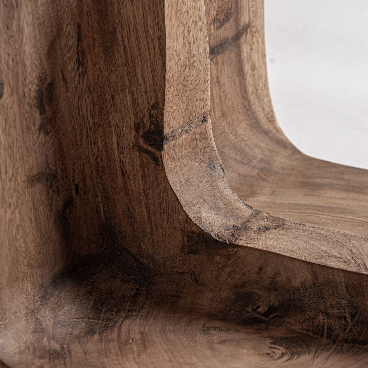 Modern European furniture - Suar Wood Cantilevered Dining Chair - www.oroa.com | Oroa.com