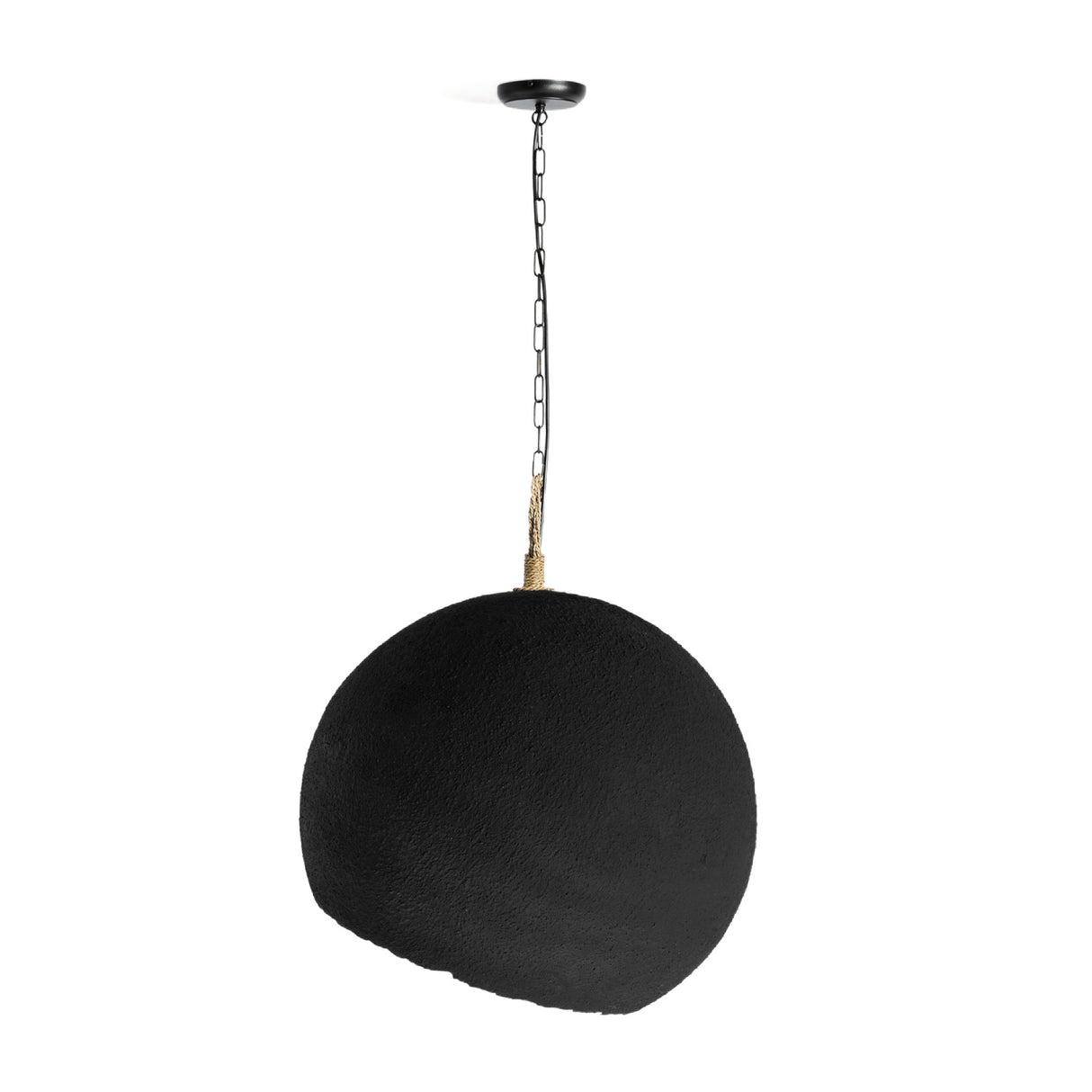 Black Rounded Pendant Lamp | Oroa.com