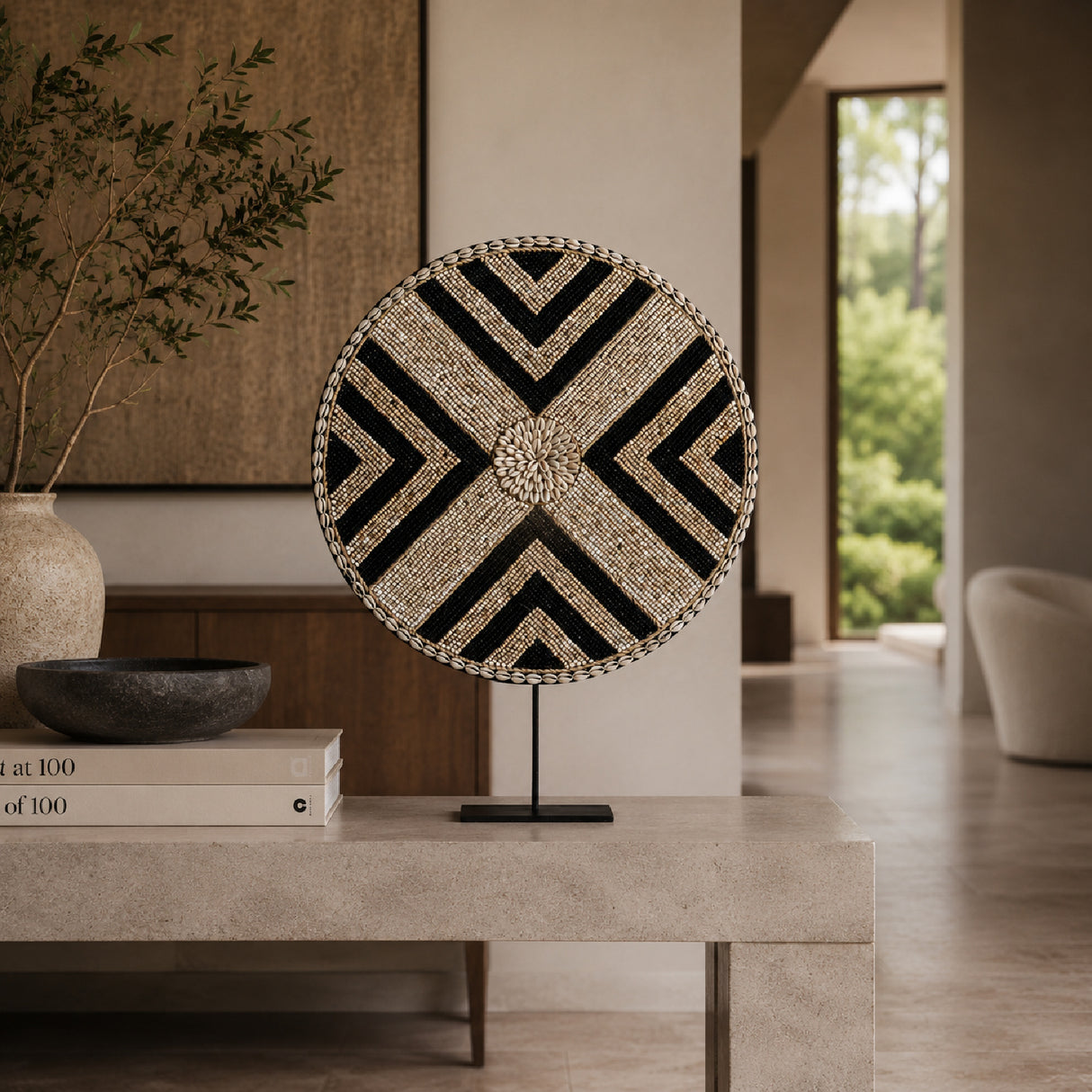 Bamboo & Seashell Decorative Figure | Oroa.com